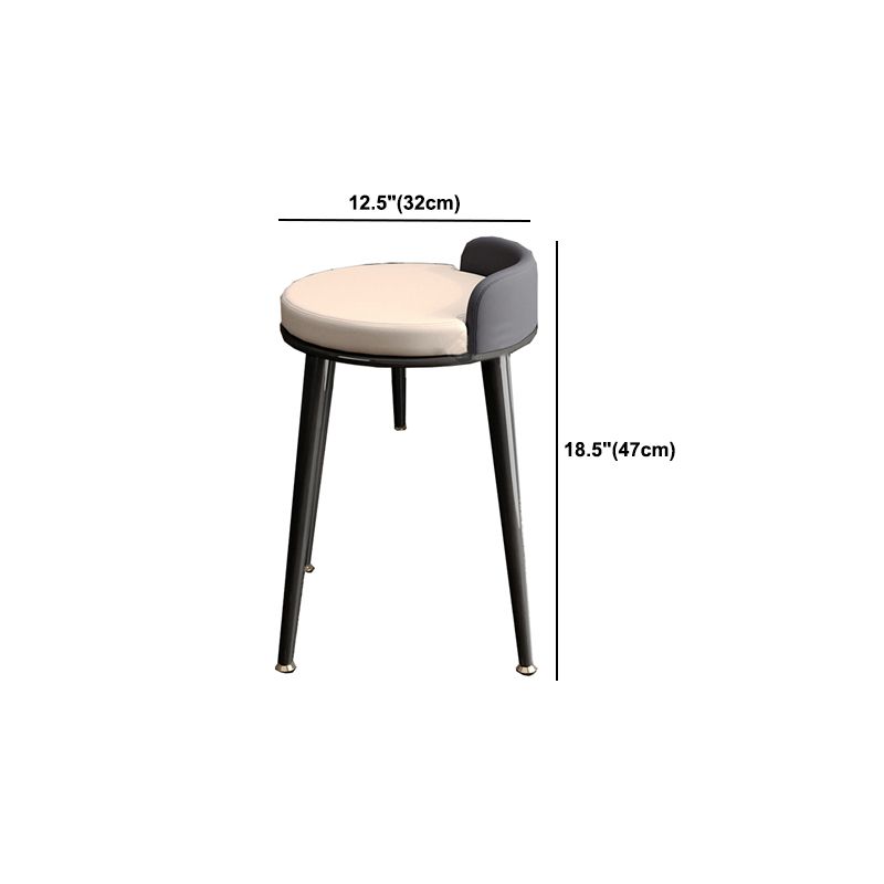 Base de comptoir en métal gris avec 1/2 commode de tiroir