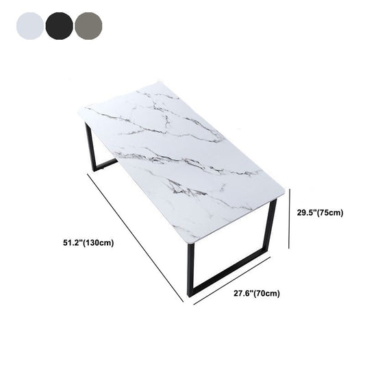 30"H Contemporary Office Desk Rectangular Writing Desk for Office Clearhalo 'furn' 'furn_office_desk' 'Furniture' 'Office Desks' 'Office Furniture' 'office_desk' 1200x1200_70936214-ea56-400e-b200-899e2bfeff02