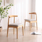 Scandinavian Home Side Chair Open Back Wood Upholstered Dining Room Chair Clearhalo ' kitchen&dining_furn' 'Dining Chairs' 'Dining Tables & Seating' 'dining_chair' 'furn' 'furn_dining_chair' 'Furniture' 'furniture_dining_chair' 'Kitchen & Dining Furniture' 'kitchen' 1200x1200_7093de18-d819-48fb-b7e6-37fed5848d13