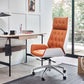High Back Executive Chair with Metal Frame Contemporary Office Chair with Wheels Clearhalo 'furn' 'furn_office_chair' 'Furniture' 'furniture_office_chair' 'Office Chairs' 'Office Furniture' 'office_chair' 1200x1200_7095043c-52b2-4807-9961-5669b58067a3
