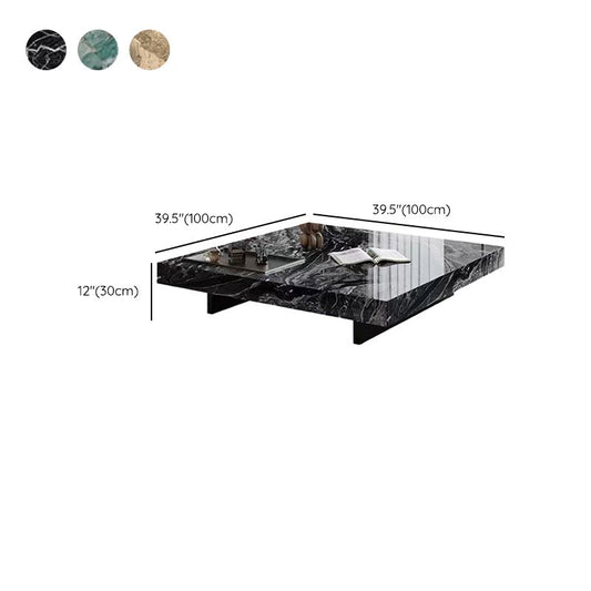 Mesa de cóctel contemporánea de 11 "H Mesa de café Stone Coftail de piedra