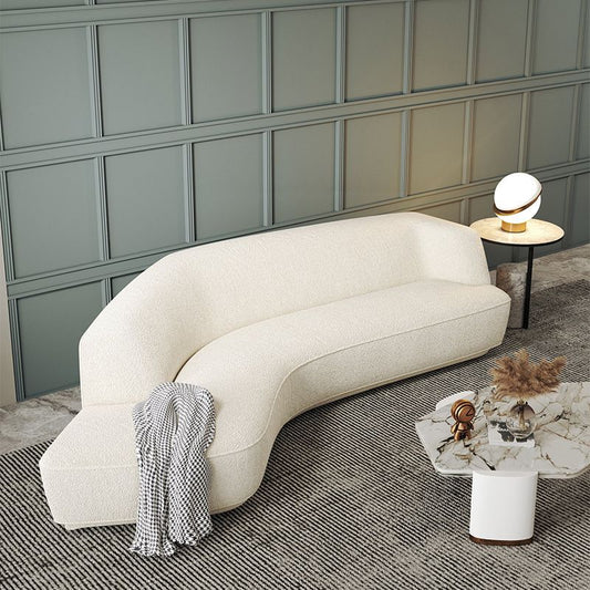 30" Wide Contemporary Sectional Sofa Fabric Curved Corner Sectional Clearhalo 'furn' 'furn_sectionals' 'Furniture' 'Living Room Furniture' 'Sectionals' 1200x1200_7098a5b7-cbea-4a43-84b4-7d318e0e795c