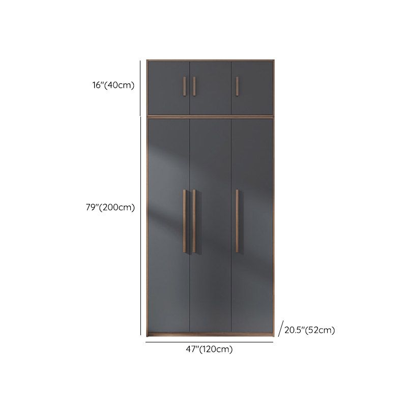 Contemporary Wardrobe Armoire Engineered Wood Wardrobe Closet