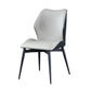 Contemporary Restaurant Wingback Side Chair Leather Dining Chair