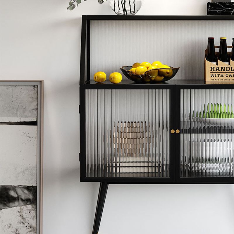 Industrial Display Cabinet 41"H Storage Cabinet for Dining Room Clearhalo 'Display & China Cabinets' 'display_china_cabinets' 'furn' 'furn_display_china_cabinets' 'Furniture' 'Kitchen & Dining Furniture' 1200x1200_709bed1e-2518-477e-8173-00c29ef18ac5