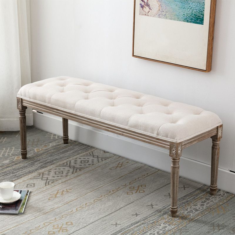 Traditional Solid Wood Seating Bench Distressed Finish Bench Clearhalo 'Benches' 'Chairs & Seating' 'furn' 'furn_benches' 'Furniture' 'Living Room Furniture' 1200x1200_709e5d06-39a9-4f56-b1d0-bddc5bbf72f2