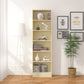 Contemporary Style Bookcase Closed Back Bookshelf for Home Office Study Room Clearhalo 'Bookcases' 'furn' 'furn_bookcases' 'Furniture' 'furniture_bookcases' 'Office Furniture' 1200x1200_709ec5c2-ec2c-46ad-b98c-186b22780feb
