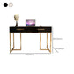 Black and White Writing Desk Stainless Steel and Artificial Wood Office Desk with Drawers Clearhalo 'furn' 'furn_office_desk' 'Furniture' 'Office Desks' 'Office Furniture' 'office_desk' 1200x1200_70a4b0c6-8594-4e94-bc70-1e3985b51bb9