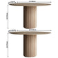 Solid Wood Round/Oval Dining Table Modern Contemporary Kitchen Table for Restaurant Clearhalo ' dining_table' 'Dining Tables & Seating' 'Dining Tables' 'furn' 'furn_dining_table' 'Furniture' 'furniture_dining_table' 'Kitchen & Dining Furniture' 'kitchen&dining_furn' 'kitchen' 'kitchen_dining_table' 1200x1200_70a7bf8f-44fa-47dc-9eb5-874a570f40dd