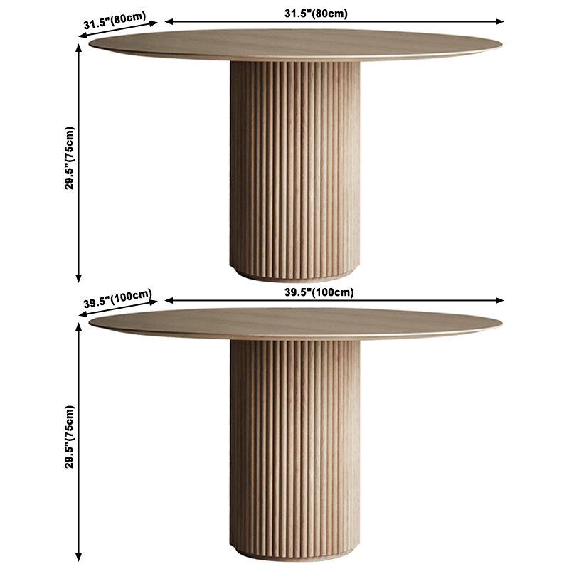 Solid Wood Round/Oval Dining Table Modern Contemporary Kitchen Table for Restaurant Clearhalo ' dining_table' 'Dining Tables & Seating' 'Dining Tables' 'furn' 'furn_dining_table' 'Furniture' 'furniture_dining_table' 'Kitchen & Dining Furniture' 'kitchen&dining_furn' 'kitchen' 'kitchen_dining_table' 1200x1200_70a7bf8f-44fa-47dc-9eb5-874a570f40dd