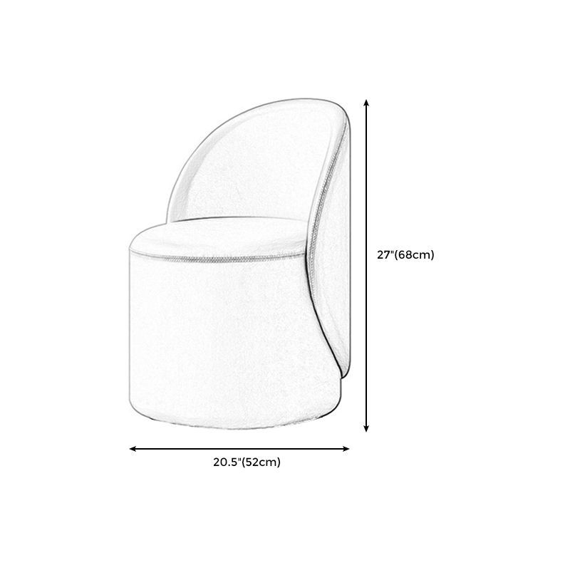 Nordic Fabric/ Leather Tight Back Chair Solid Color Accent Chair Clearhalo 'Accent Chairs' 'accent_chairs' 'Chairs & Seating' 'furn' 'furn_accent_chairs' 'Furniture' 'Living Room Furniture' 1200x1200_70a7d97c-65d4-433b-95f6-89a137bc6b55