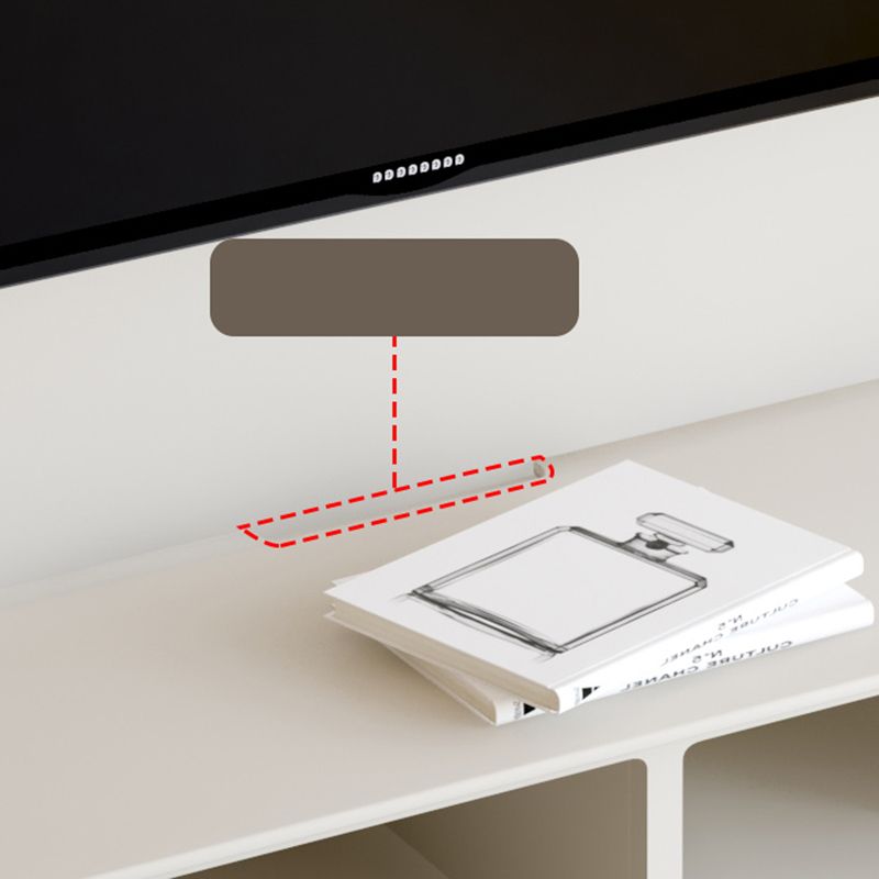 Modern TV Console Wall-mounted Media Console Enclosed Storage Console with Drawer Clearhalo 'furn' 'furn_tv_stands_entertainment_centers' 'Furniture' 'Living Room Furniture' 'TV Stands & Entertainment Centers' 'TV Stands & Media Storage Furniture' 'tv_stands_entertainment_centers' 1200x1200_70a9ec8f-f60e-4b50-a202-beb2b9935709