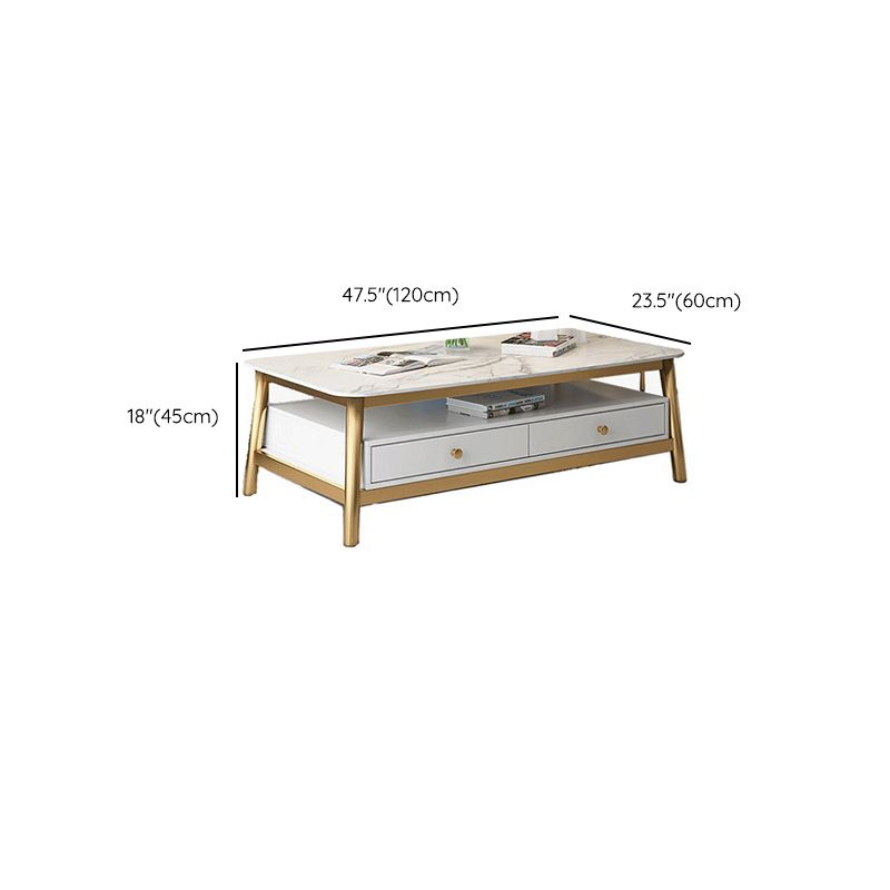 Mesa de cóctel Glam Coffee Mesa de cóctel de 4 patas con almacenamiento