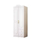 White Colour Wooden Wardrobe 2-Drawer Soft Close Door Wardrobe Closet Clearhalo 'Armoires & Wardrobes' 'armoires_wardrobes' 'Bedroom Furniture' 'furn' 'furn_armoires_wardrobes' 'Furniture' 1200x1200_70aa3592-619d-4f5b-9260-800b89ca9886