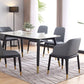 Glam Style Side Dining Chairs Faux Leather Dining Chairs for Dining Room Clearhalo 'Dining Chairs' 'Dining Tables & Seating' 'dining_chair' 'furn' 'furn_dining_chair' 'Furniture' 'furniture_dining_chair' 'Kitchen & Dining Furniture' 1200x1200_70ab5385-fb9b-4803-aff6-9c345c5ca13e