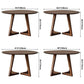 Contemporary Style Round Solid Wood Table Sled Base Dining Table for Home Clearhalo ' dining_table' 'Dining Tables & Seating' 'Dining Tables' 'furn' 'furn_dining_table' 'Furniture' 'furniture_dining_table' 'Kitchen & Dining Furniture' 'kitchen&dining_furn' 'kitchen' 'kitchen_dining_table' 1200x1200_70abe717-dd47-4b79-9cb4-4980cb996884