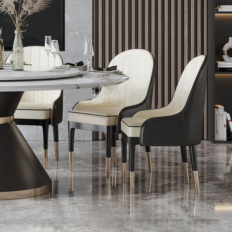 Round Pedestal Dining Site Table Traditional Luxury Dining Table for Indoor Clearhalo ' dining_table' 'Dining Tables & Seating' 'Dining Tables' 'furn' 'furn_dining_table' 'Furniture' 'furniture_dining_table' 'Kitchen & Dining Furniture' 'kitchen&dining_furn' 'kitchen' 'kitchen_dining_table' 1200x1200_70ad402c-4a13-4968-a52e-c992fa4e05b5