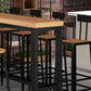 Solid Wood Pub Dining Set 1/2/5/9 Pieces Rectangle Indoor Glam Counter Height Set Clearhalo 'Bar Furniture' 'furn' 'furn_home_bar_bar_sets' 'Furniture' 'Home Bars & Bar Sets' 'home_bar_bar_sets' 'Kitchen & Dining Furniture' 1200x1200_70ad9425-c9c2-41ca-aae5-814a9b4062c2