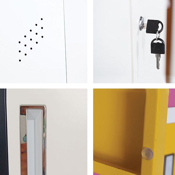 Scharnierende garderobe armoire eigentijds metalen garderobe kast voor thuis