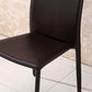 Minimalist Style Stacking Dining Chairs Solid Back Leather Chairs for Home (Set of 2) Clearhalo ' kitchen&dining_furn' 'Dining Chairs' 'Dining Tables & Seating' 'dining_chair' 'furn' 'furn_dining_chair' 'Furniture' 'furniture_dining_chair' 'Kitchen & Dining Furniture' 'kitchen' 1200x1200_70b27226-bb99-4a45-8f7e-46e8f0c5daa1