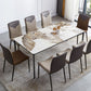 Rectangle Industrial Dining Table Sintered Stone Fixed Table with 4 Legs Clearhalo ' dining_table' 'Dining Tables & Seating' 'Dining Tables' 'furn' 'furn_dining_table' 'Furniture' 'furniture_dining_table' 'Kitchen & Dining Furniture' 'kitchen&dining_furn' 'kitchen' 'kitchen_dining_table' 1200x1200_70b42a82-8964-46d8-9b2f-e0aacacdc090