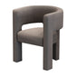 Silla de estilo de estilo contemporáneo silla de comedor abierta silla de brazo para interiores