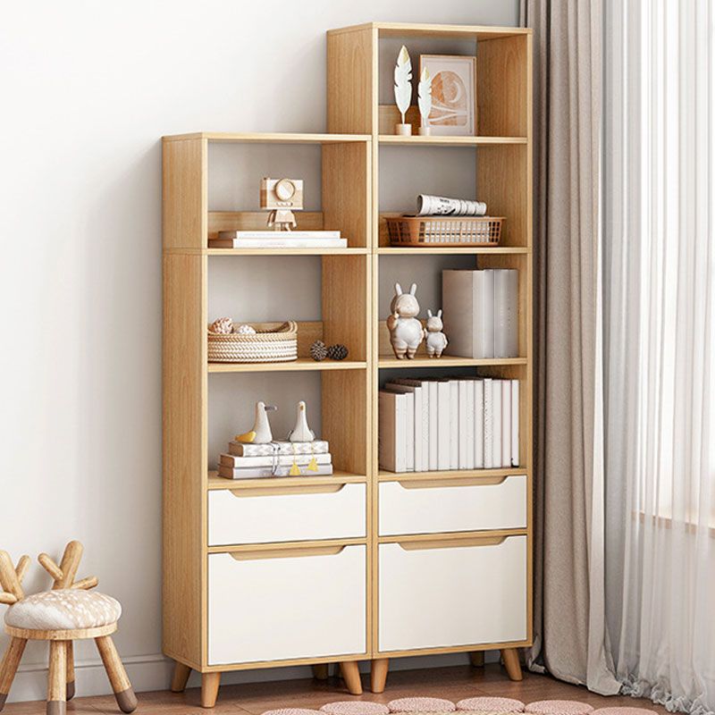 Cassa standard del rettangolo contemporaneo con ritagli di legno del cassetto