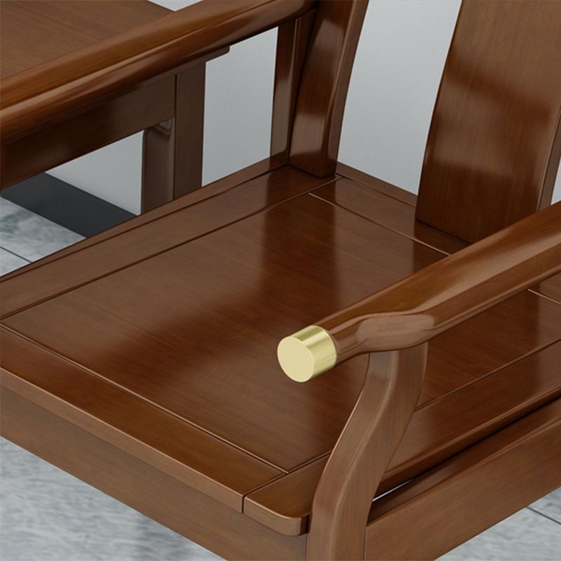 Traditional Dining Armchair Slat Back Arm Single Dining Chair with Wood Legs Clearhalo ' kitchen&dining_furn' 'Dining Chairs' 'Dining Tables & Seating' 'dining_chair' 'furn' 'furn_dining_chair' 'Furniture' 'furniture_dining_chair' 'Kitchen & Dining Furniture' 'kitchen' 1200x1200_70ba2314-4dee-483d-aa1b-e5084dcf1d04