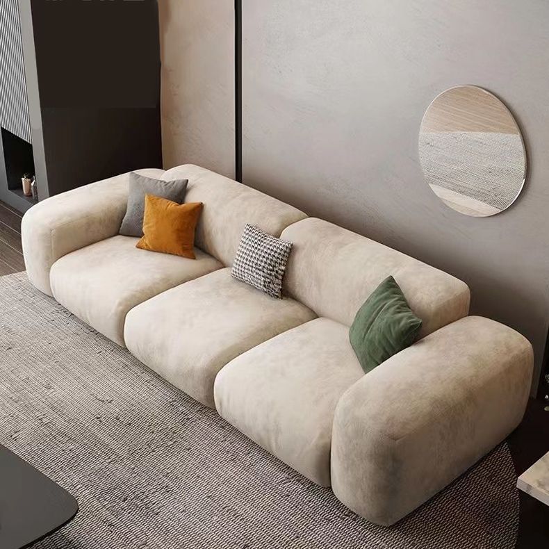 Tropical Settee Living Room Gray Cushions Standard Square Arm Seating Clearhalo 'furn' 'furn_sofas' 'Furniture' 'Living Room Furniture' 'Sofa' 'sofas' 1200x1200_70baae67-348c-4c2a-9d49-2fa7eb193978