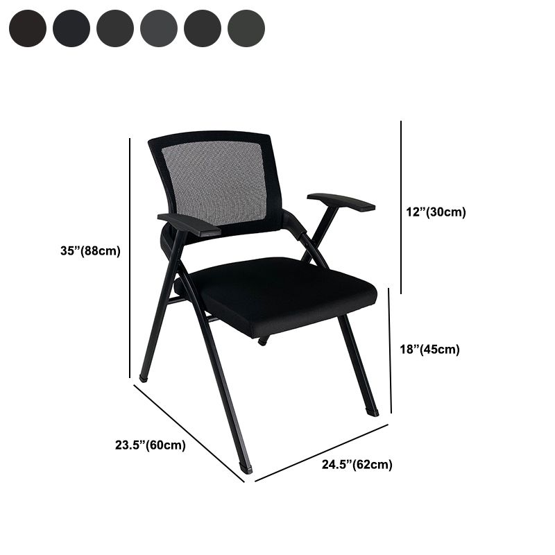 Chaise de conférence contemporaine Black Mesh Seat and Back Task Chair