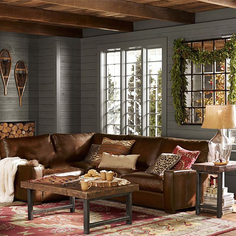 Farmhouse Wood 4 Legs Coffee Table Rectangle Table in Brown Finish Clearhalo 'Coffee & Accent Tables' 'Coffee Tables' 'coffee_tables' 'furn' 'furn_coffee_tables' 'Furniture' 'furniture_coffee_tables' 'Living Room Furniture' 1200x1200_70bb08cb-b1b4-46b6-b670-cbf94f186518