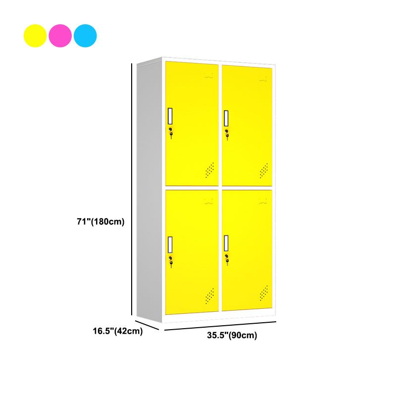 Armario de acero Armario Armario Moderno Gabinete de almacenamiento con puerta con bisagras