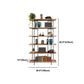 Industrial Style Open Bookshelf Etagere Shelf Bookcase with Rectangular Shelves Clearhalo 'Bookcases' 'furn' 'furn_bookcases' 'Furniture' 'furniture_bookcases' 'kitchen' 'kitchen_bookcases' 'Living Room Furniture' 'Office Furniture' 1200x1200_70bd75cb-7e58-4616-8727-5f3e23800701