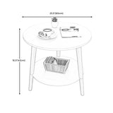 Living Room Round Wood End Table Tripod Side Table with Shelf Clearhalo 'Coffee & Accent Tables' 'End & Side Tables' 'end_side_tables' 'furn' 'furn_end_side_tables' 'Furniture' 'Living Room Furniture' 1200x1200_70bf4c8c-667c-4081-9b18-521c9e3f7bad