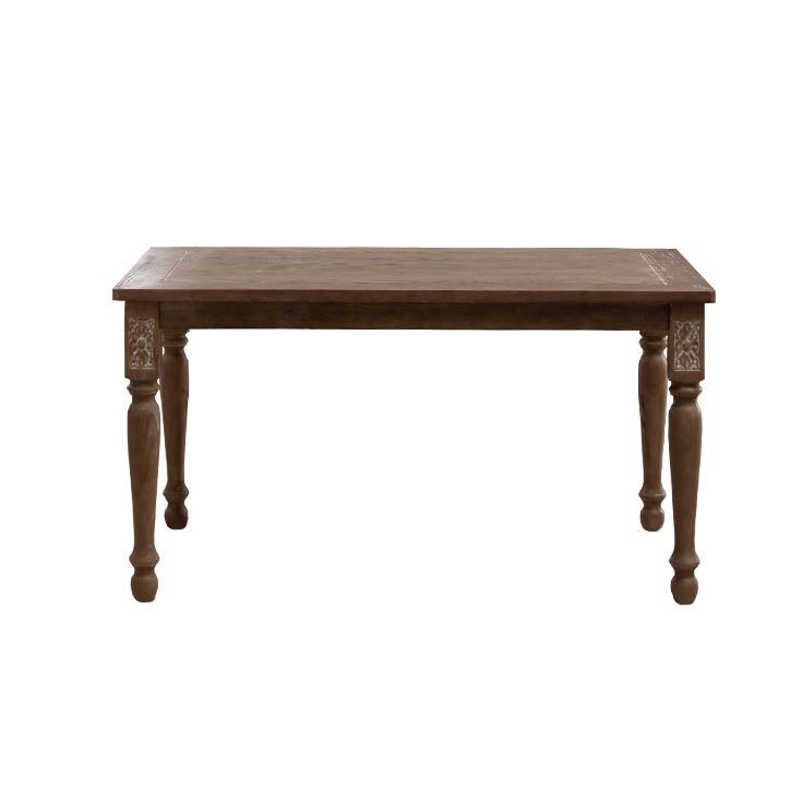 Country Solid Wood Dining Table Set with 4 Legs Base Dining Room Furniture for Home Use Clearhalo 'Dining Room Sets' 'Dining Tables & Seating' 'dining_room_set' 'furn' 'furn_dining_room_set' 'Furniture' 'furniture_dining_room_set' 'Kitchen & Dining Furniture' 'kitchen&dining_furn' 'kitchen' 1200x1200_70c0b0bf-a470-404c-a98a-76630a423de3