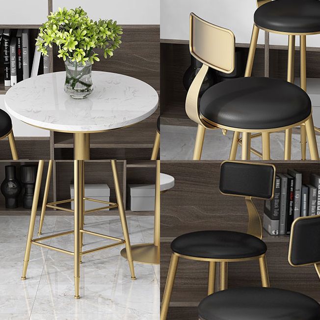 Ensemble de hauteur de comptoir en marbre moderne 1/2/3/5 Pièces boutique