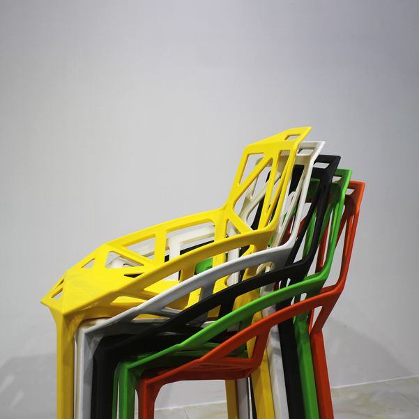 Contemporary Style Dining Chair Plastic Dining Arm Side Chair for Kitchen (Set of 4) Clearhalo ' kitchen&dining_furn' 'Dining Chairs' 'Dining Tables & Seating' 'dining_chair' 'furn' 'furn_dining_chair' 'Furniture' 'furniture_dining_chair' 'Kitchen & Dining Furniture' 'kitchen' 1200x1200_70c17af0-5ee9-46e3-b0de-979a98653dee