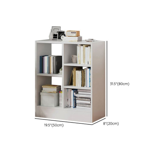 Contemporary Vertical Open Shelf Bookcase Engineered Wood Home Book Shelf with Shelves Clearhalo 'Bookcases' 'furn' 'furn_bookcases' 'Furniture' 'Office Furniture' 1200x1200_70c650d4-f95c-4c60-a741-71987974f64b