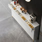 Glam Sideboard Table Stone Sideboard Cabinet with Doors for Kitchen Clearhalo 'buffet_sideboard' 'Buffets & Sideboards' 'furn' 'furn_buffet_sideboard' 'Furniture' 'Kitchen & Dining Furniture' 1200x1200_70c680b7-71f0-4e60-a08c-877b72d1e3f5