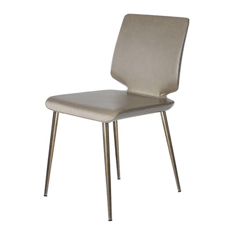 Contemporary Style Kitchen Metal Dining Chair Dining Armless Side Chair Clearhalo ' kitchen&dining_furn' 'Dining Chairs' 'Dining Tables & Seating' 'dining_chair' 'furn' 'furn_dining_chair' 'Furniture' 'furniture_dining_chair' 'Kitchen & Dining Furniture' 'kitchen' 1200x1200_70c709db-9e22-4137-8dee-b570f30f708c