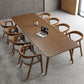 Pine Wood Top Dining Table Contemporary Dining Table with 4 Legs Clearhalo 'Dining Tables & Seating' 'Dining Tables' 'dining_table' 'furn' 'furn_dining_table' 'Furniture' 'furniture_dining_table' 'Kitchen & Dining Furniture' 1200x1200_70cbe5a6-c411-4199-b40c-e1844dab99f7