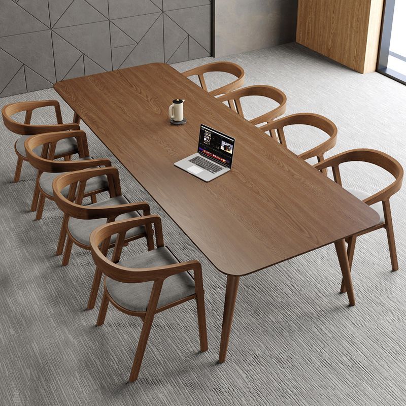 Pine Wood Top Dining Table Contemporary Dining Table with 4 Legs Clearhalo 'Dining Tables & Seating' 'Dining Tables' 'dining_table' 'furn' 'furn_dining_table' 'Furniture' 'furniture_dining_table' 'Kitchen & Dining Furniture' 1200x1200_70cbe5a6-c411-4199-b40c-e1844dab99f7