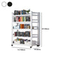 Open Standard Bookshelf Modern Minimalist Metal Rectangular Bookcase Clearhalo 'Bookcases' 'furn' 'furn_bookcases' 'Furniture' 'Office Furniture' 1200x1200_70ce9720-13d6-41df-aeb2-cf520d6525e9