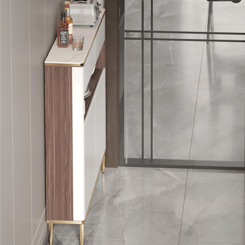 Wood Dining Room Sideboard Cabinet Glam Credenza with Storage and Drawer Clearhalo 'buffet_sideboard' 'Buffets & Sideboards' 'furn' 'furn_buffet_sideboard' 'Furniture' 'furniture_buffet_sideboard' 'Kitchen & Dining Furniture' 1200x1200_70d076b0-12c3-4015-bf3e-0c362f24580a