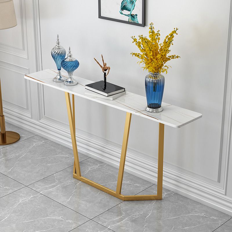 Tabla de consola sofá moderna Tabla de acento de consola de acabado antiguo