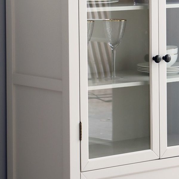 Credenza da cucina con cornice in rovere contemporanea per sala da pranzo