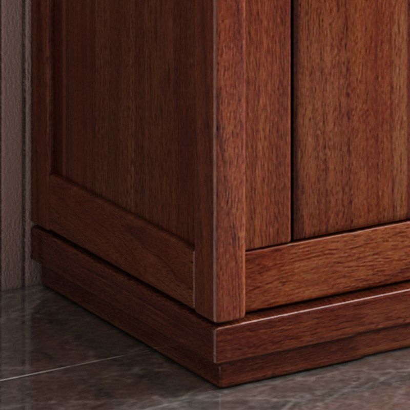 Armoire de style contemporain Armoire en bois massif placard de garde-robe avec portes et tiroir