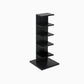 Contemporary Corner Closed Back Bookshelf Manufactured Wood Frame and Shelf Clearhalo 'Bookcases' 'Furniture' 'furniture_bookcases' 'kitchen' 'kitchen_bookcases' 'Living Room Furniture' 'Office Furniture' 1200x1200_70e3e92d-c542-419c-af8a-6ae6a8501c22