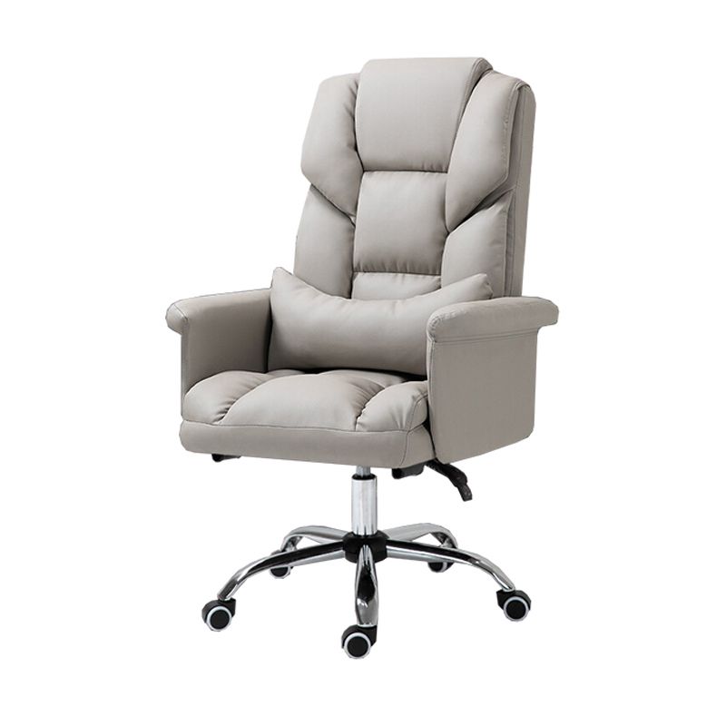 High Back Office Chair Faux Leather Upholstered Managers Chair Clearhalo 'furn' 'furn_office_chair' 'Furniture' 'Office Chairs' 'Office Furniture' 'office_chair' 1200x1200_70e829e0-9138-4176-a1a4-d9f634409113