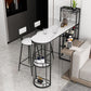 Wine Rack Modern Bistro Bar Desk Marble Sled Bar Height Indoor Cocktail Table Clearhalo 'Bar Furniture' 'Bar Tables' 'bar_tables' 'furn' 'furn_bar_tables' 'Furniture' 'furniture_bar_tables' 'Kitchen & Dining Furniture' 'kitchen&dining_furn' 'kitchen' 1200x1200_70e8368a-604d-4fd2-8739-7dcc9eb62dba